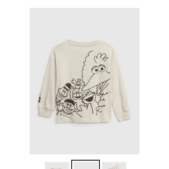 Gap Toddler Sesame Street Long Sleeve graphic tee - Picture 4 of 4